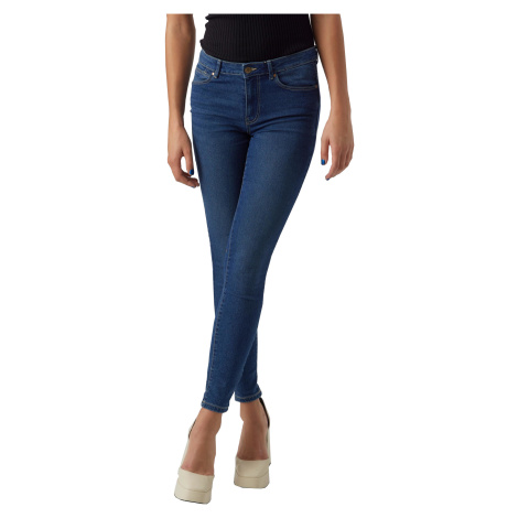 Vero Moda Dámské džíny VMJUDE Slim Fit 10278817 Medium Blue Denim XS/32