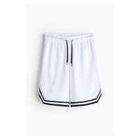 H & M - Basketbalové šortky z materiálu DryMove™ - bílá