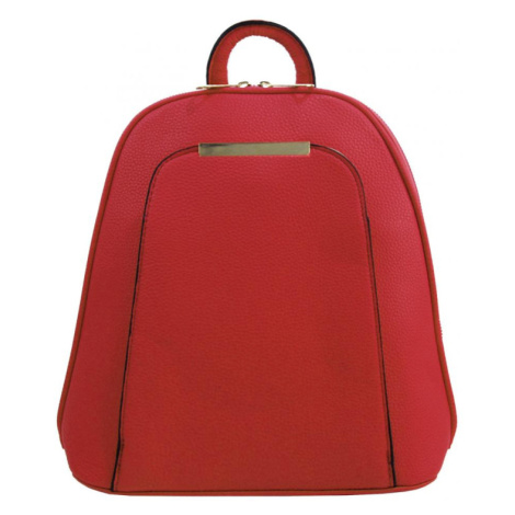 Elegantní menší dámský batůžek / kabelka červená