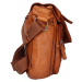 Pánská kožená taška na doklady Dakar Amos - koňak