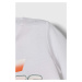 Dětské bavlněné tričko s dlouhým rukávem Guess bílá barva, s potiskem