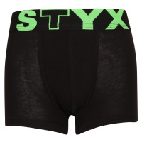 Dětské boxerky Styx sportovní guma černé (GJ962)