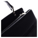 Dámská koženková elegantní kabelka Sára černá