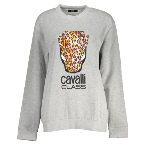 Cavalli Class QXT67YCF062 Dámská mikina šedá Roberto Cavalli