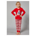 Dívčí pyžamo Italian Fashion Arctic Tmavě červená