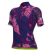 ALÉ Cyklistický dres s krátkým rukávem - LEAF PR-S - růžová