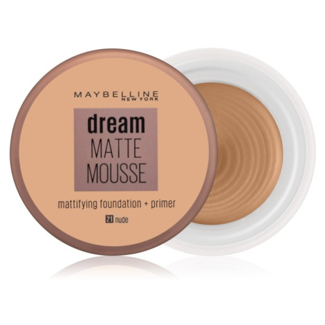 Maybelline Dream Matte Mousse matující make-up odstín 21 Nude 18 ml