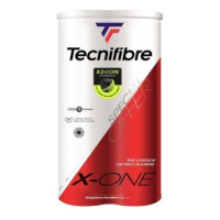 TECNIFIBRE X-ONE BIPACK 2 x 4 PCS Duo balení tenisových míčů, žlutá, velikost