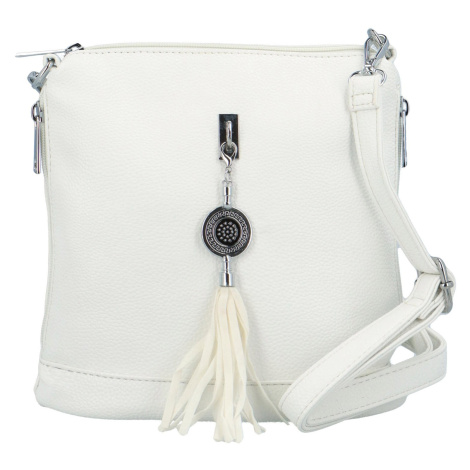 Trendy dámská crossbody Doffne, bílá BELLA BELLY