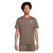 Nike SPORTSWEAR CLUB Pánské tričko, hnědá, velikost
