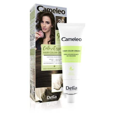Delia Cosmetics Cameleo Color Essence barva na vlasy v tubě odstín 3.0 Dark Brown 75 g
