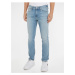 Světle modré pánské straight fit džíny Tommy Jeans - Pánské