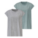esmara® Dámské triko, 2 kusy (zelená/šedá)