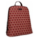 Trendy dámský batoh Hexagona Asia - tmavě červená