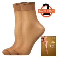 Lady B Nylon 20 Den Silonové ponožky - 6x2 páry BM000000615800100207 visone UNI