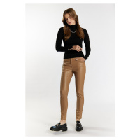 MONNARI Woman's Elegant Trousers Imitation Leather Trousers