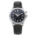 Vulcain Cricket Classique 36 mm - Black/White/Blue - Black Alligator