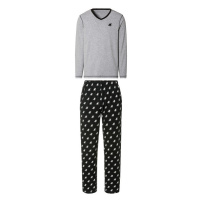 LIVERGY® U. S. Grand Polo Pánské pyžamo (šedá/černá)