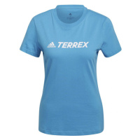 adidas TERREX TEE Dámské outdoorové tričko, modrá, velikost