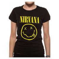 Nirvana tričko, Smiley, dámské