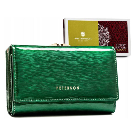 Středně velká dámská peněženka z přírodní kůže Peterson