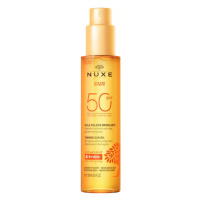 Nuxe Bronzující olej na opalování pro obličej a tělo SPF 50 Sun (Tanning Oil For Face And Body) 