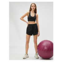 Koton Tights and Sports Shorts with Mesh Detail on the Sides.