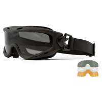 Taktické ochranné brýle Wiley X® Spear - černý rámeček, sada - čiré, kouřově šedé a oranžové Lig