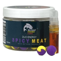 Method feeder fans pop up duo energy 12 mm 150 ml + sprej esence 2 ml - spice meat