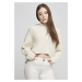 Urban Classics / Ladies Oversized Hoody Sweater whitesand