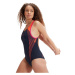 Dámské plavky speedo placement laneback true navy/electric