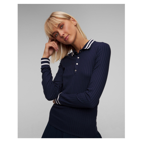 Tmavě Modrá Dámská Polokošile Dlouhým Rukávem Ralph Lauren Rlx Golf