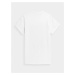 Pánské tričko 4F H4L22-TSM049 bílé