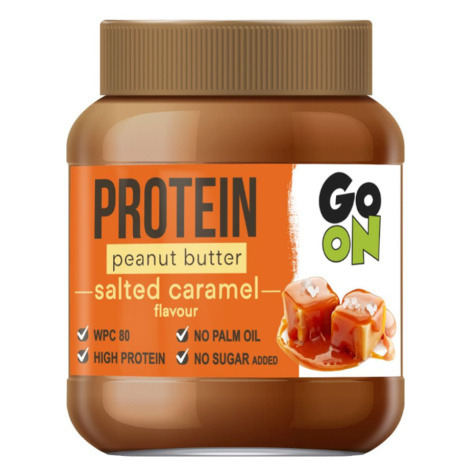 GO ON Proteinové arašídové máslo slaný karamel 350 g GO ON!