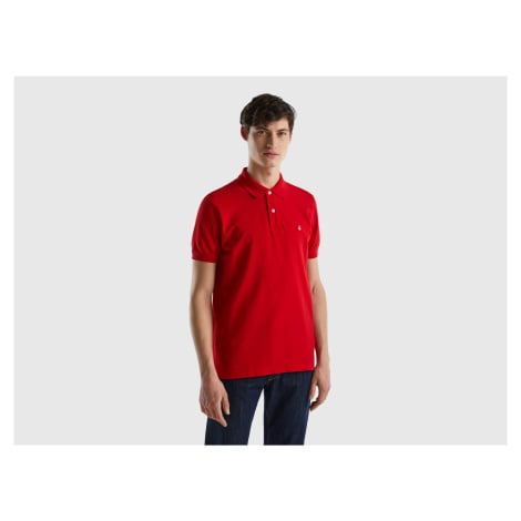 Benetton, Red Regular Fit Polo United Colors of Benetton