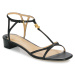 Lauren Ralph Lauren FALLON-SANDALS-FLAT SANDAL Černá