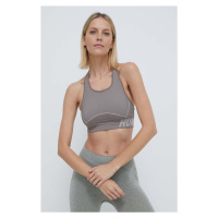 Sportovní podprsenka Hummel hmlTE CHRISTEL SEAMLESS SPORTS béžová barva, melanž, 213753