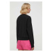 Tričko s dlouhým rukávem Calvin Klein Underwear černá barva, s pologolfem, 000QS7154E