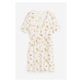 H & M - MAMA Zavinovací šaty na kojení - bílá