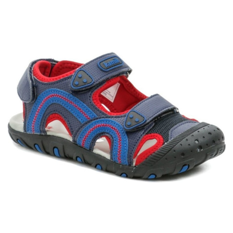 KAMIK SEATURTLE modro červené dětské sandály Modrá
