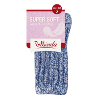 BELLINDA Dámské teplé extra měkké ponožky vel.39-42 modré 1 pár