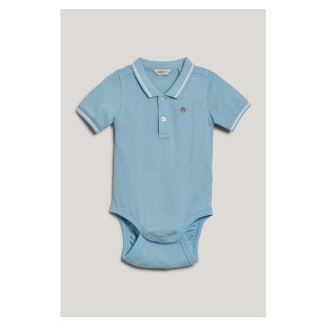 BODY GANT CONTRAST TP PIQUE BODY CALMING BLUE