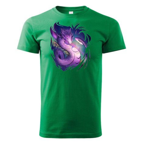 Dětské fantasy tričko s magickým drakem - tričko pro milovníky draků BezvaTriko