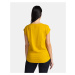 Dámské bavlněné triko Kilpi ROANE-W žlutá