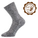 Boma Říp Unisex ponožky zimní s volným lemem BM000000596300102401 šedá melé