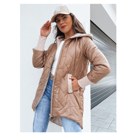 Dámská prošívaná bunda FLONSA Barva zlatá DSTREET