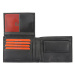 Pánská kožená peněženka na šířku Pierre Cardin Derinn, černá