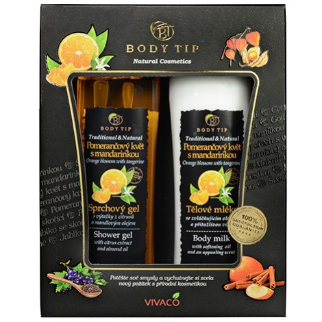 Vivaco Body Tip Dárková kazeta kosmetiky Pomerančový květ & Mandarinka