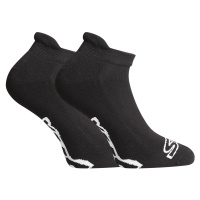 Ponožky Styx nízké černé s bílým logem (HN960) M