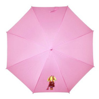 Derby Dětský holový vystřelovací deštník s potiskem, růžová, geometrický / abstraktní růžová